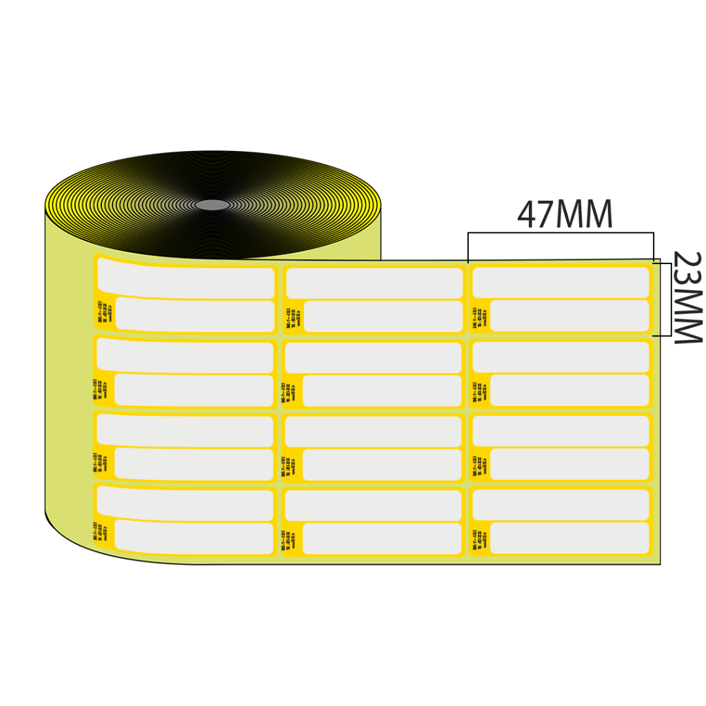 ليبل تلفيقي ٢٣*٤٧ چهار رديفه