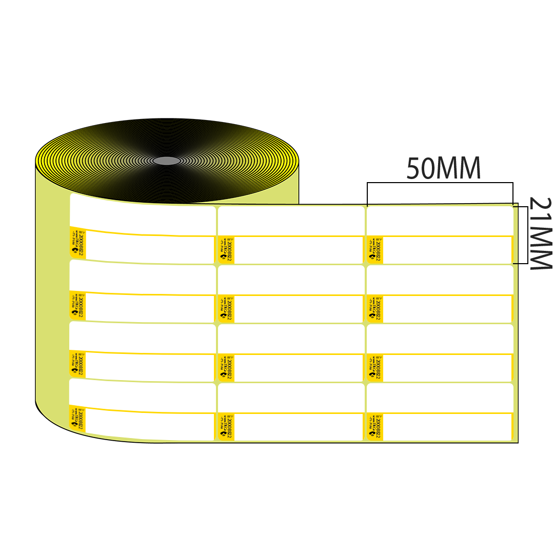 ليبل تلفيقي ٢١*٥٠ چهار رديفه